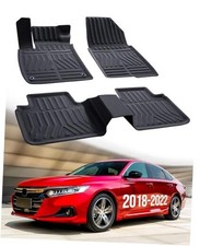 Car Floor Mats for Honda Accord: 2022 2021 2020 2019 2018, All Weather