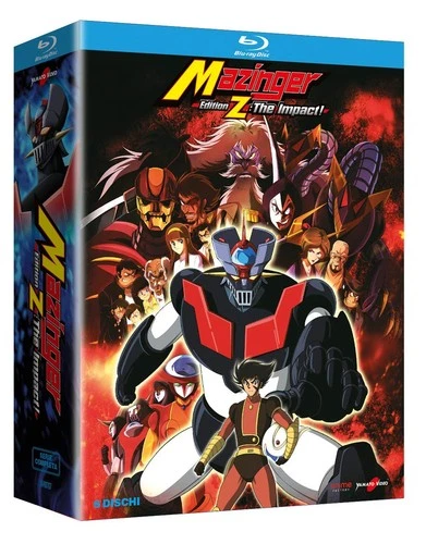 6 Blu ray MAZINGA MAZINGER - EDITION Z THE IMPACT box cofanetto serie completa