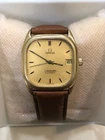Omega Seamaster Automatic 1110 Mens Watch Gold Plated Lunette 166 0280 Swiss
