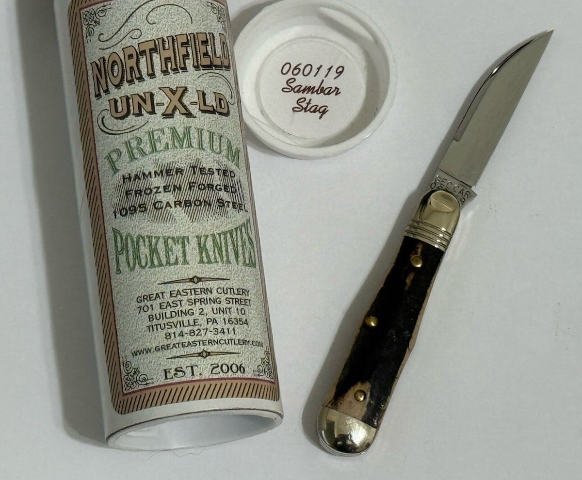 Northfield 06 Great Eastern Cutlery Pemberton Jack Sambar Stag