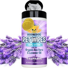 Pet Wipes - Grooming, Cleaning and Deodorizing Wipes for Dogs Cats - No Par...