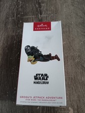 Hallmark Star Wars Mandalorian Grogu's Jetpack Adventure Tree Ornament Keepsake