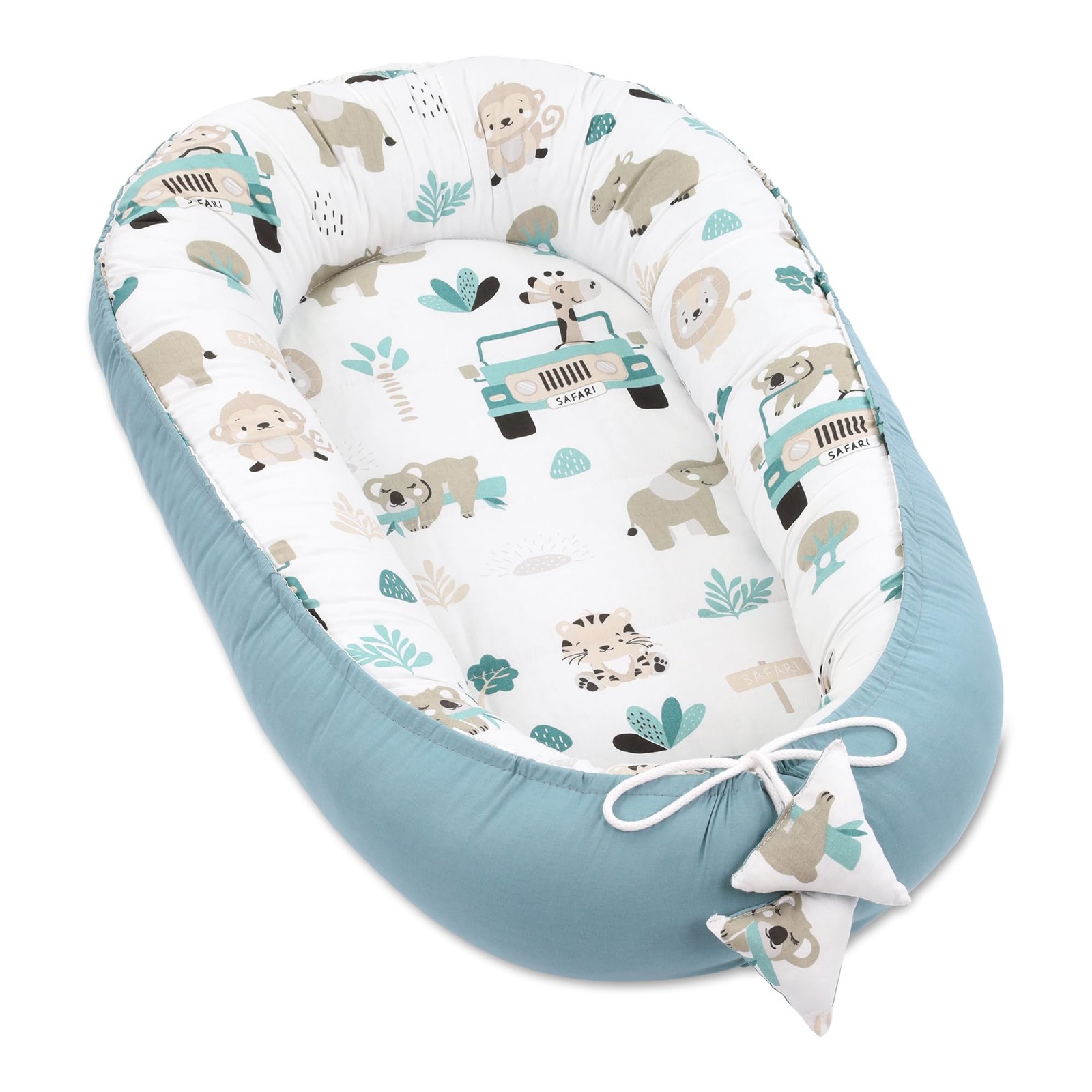 Riduttore lettino neonato - 90x50 cm baby nest trasportabile per neonati (B3s)