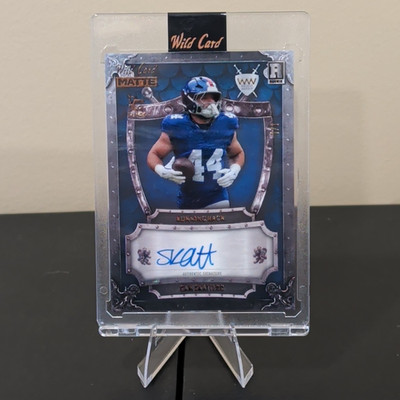 Wild Card 2025 Weekend Warrior Cam Skattebo Arizona State Rookie Auto #WW-A-CS