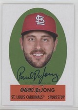 2021 Archives 1963 Topps Peel-Off 298/299 Paul DeJong #TPOA-PD Auto 0t2