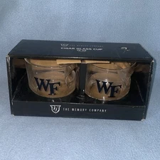 The Memory Company Wake Forest Demon Deacons 10oz Cigar Glass Cup Gift Set
