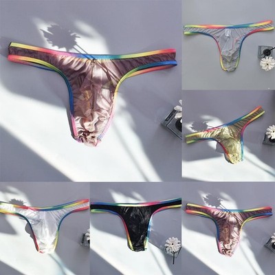 Herren Tanga Unterwäsche atmungsaktiv Slips für Intimbekleidung klassischer Stil Passform