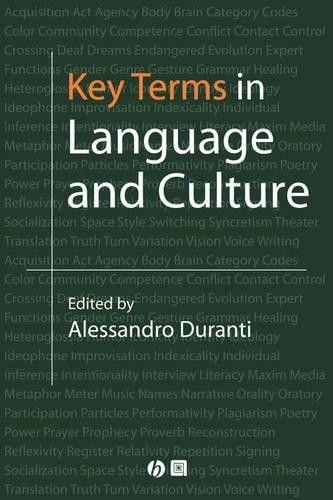 Key Terms in Language and Culture by Alessandro Duranti - 9780631226666
