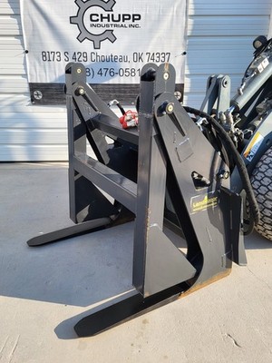 Landhonor Log Grapple  Hydraulic Skid Steer Attachment CAT Deere Forks
