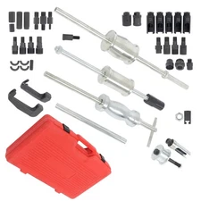 LABLT Auto Truck Diesel Injector Extractor Slide Hammer Puller Adapter Tool Kit