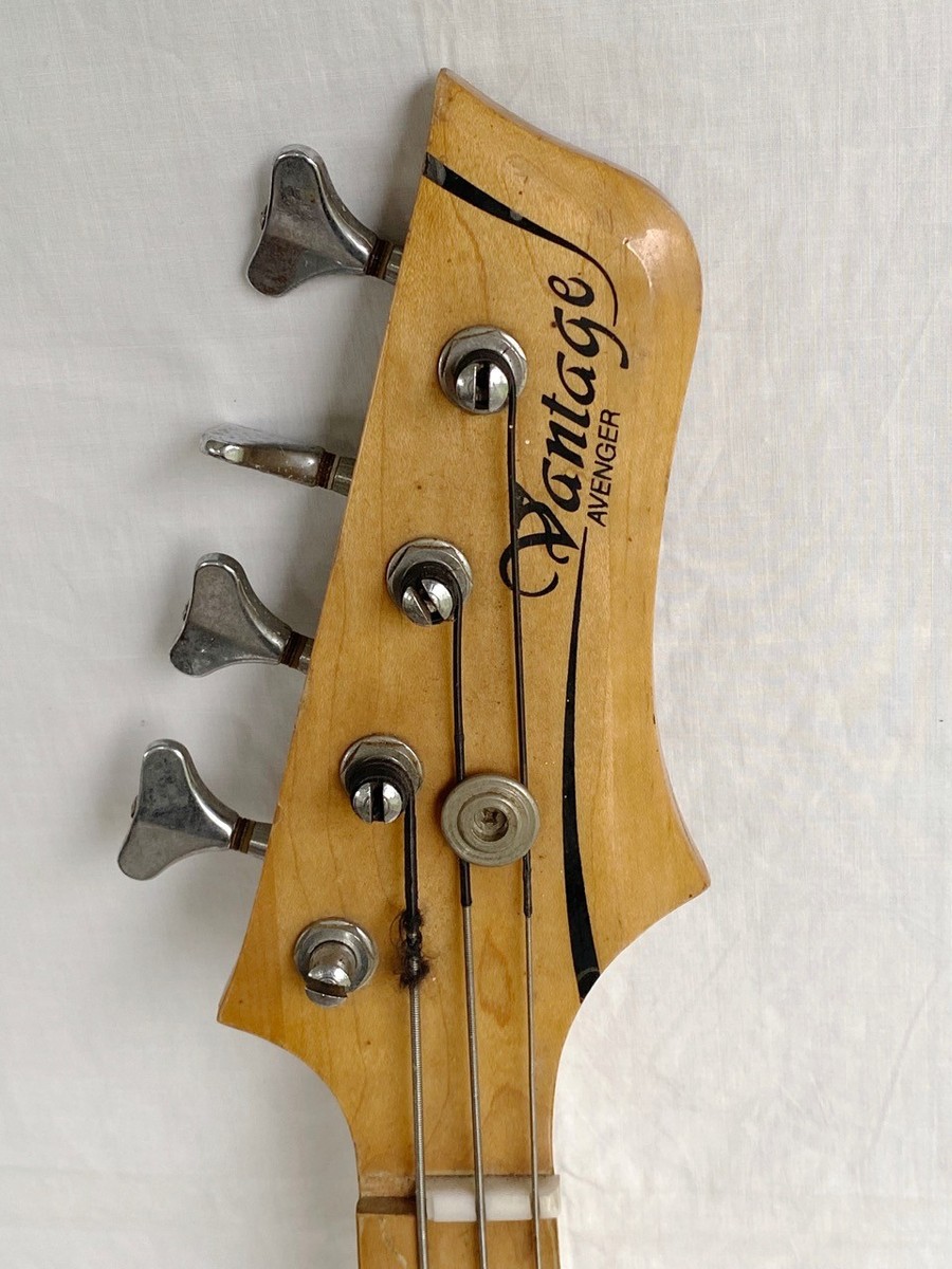 Vintage VANTAGE Avenger Electric Bass. Natural Wood JAPAN. Rare | eBay