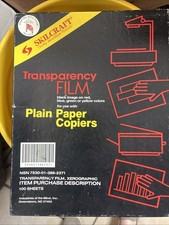 Skilcraft Transparency Film