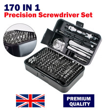 170 in 1 Precision Screwdriver Set with Magnetic Driver & Bits Repair Tool Kit