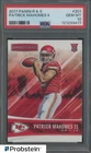 2017 Panini R & S #201 Patrick Mahomes II Chiefs RC Rookie PSA 10 GEM MINT