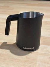 Subminimal FlowTip Black Jug Milk Frother Foaming Pitcher Latte Art