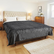 Cozy Queen Size Electric Heated Blanket with Dual Control 10 Heat Settings