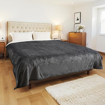 Cozy Queen Size Electric Heated Blanket with Dual Control & 10 Heat Settings