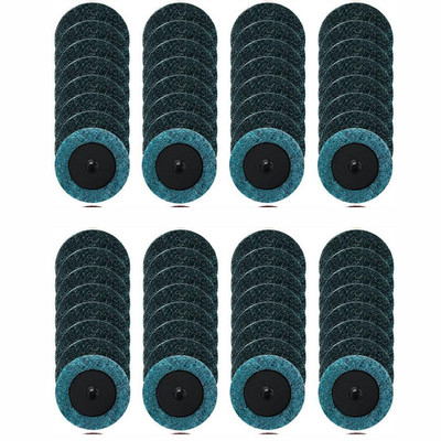 25PCS 2 inch Non-Woven Quick Change Sanding Discs Pads R-Type Fine Grit 75MM