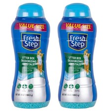 Fresh Step, Litter Box Deodorizing Crystals, Fresh Scent, 70 oz. Choose 2/4/6 CT