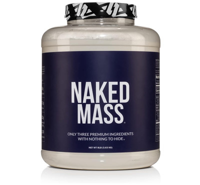 NAKED Mass Weight Gainer Protein Powder, 8 lb, 1250 Calories