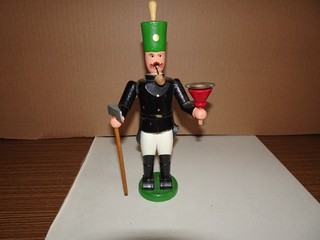 Räuchermännchen Bergmann mit Lichterhalter Echt Erzgebirge ca. 20 cm