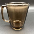 Vintage CORNING PYREX "FIRESIDE" Glass 4" MUG AMBER BROWN 1400 - Made in USA
