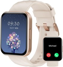 RUIMEN Smartwatch Uomo Donna Chiamate e Whatsapp Smart Watch Contapassi