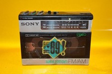 Sony Walkman WM-F15 FM/AM Stereo Cassette Player Damaged for Parts As Is