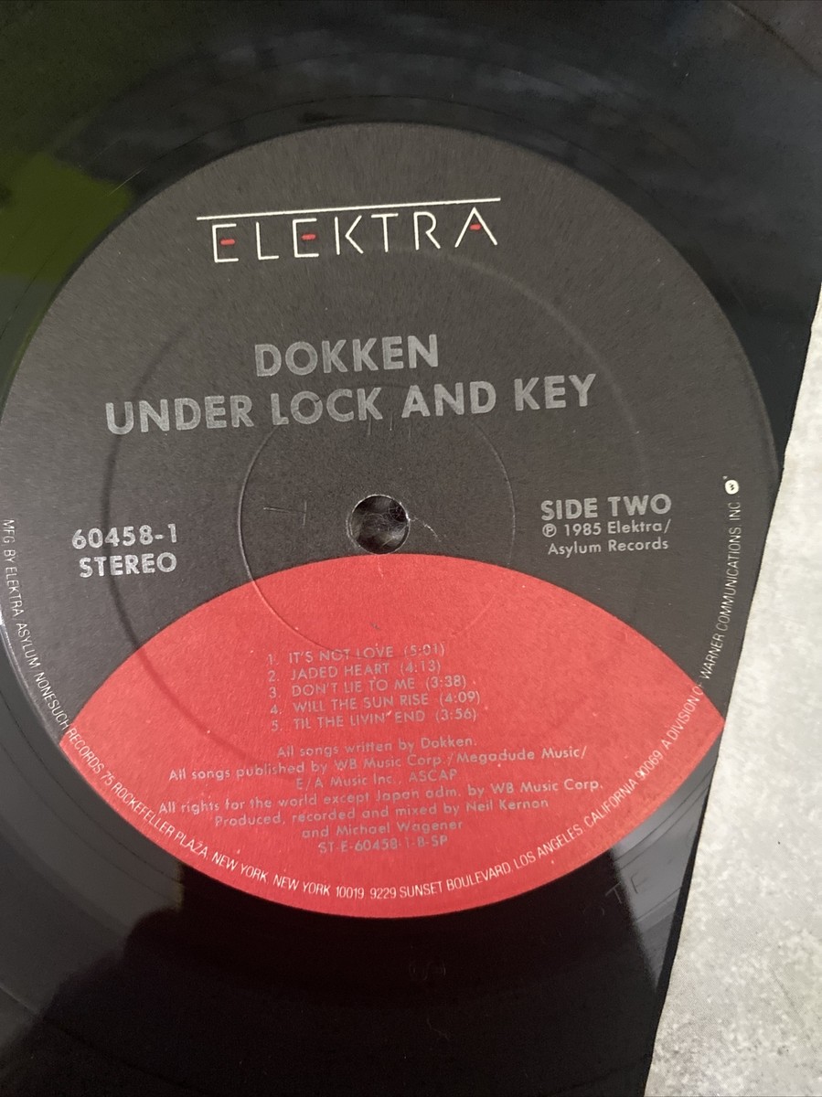 Dokken Lp Under Lock And Key 1985 N. M Original Press | eBay