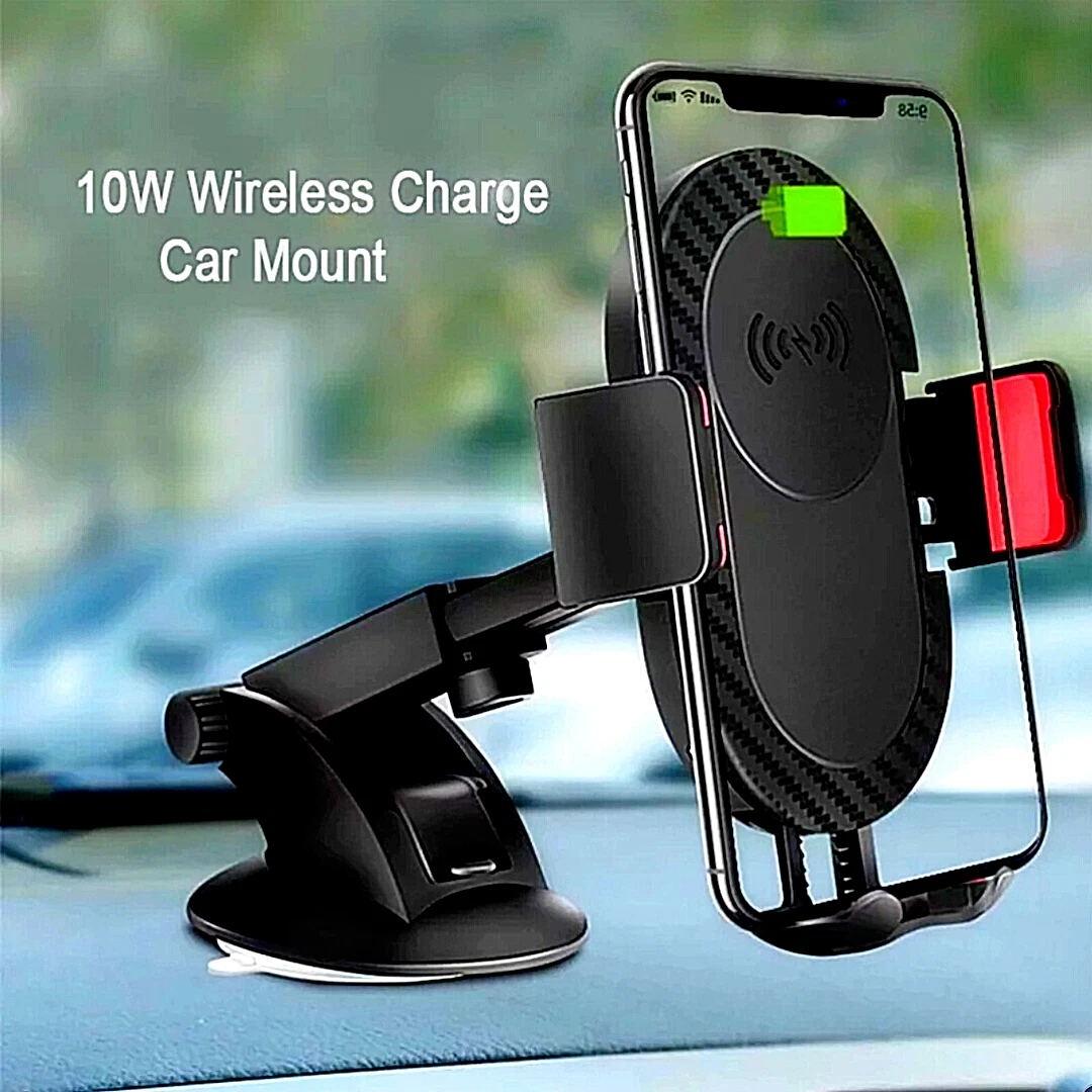 Cargador inalámbrico Coche Montaje Estante Carro Para Telefonos