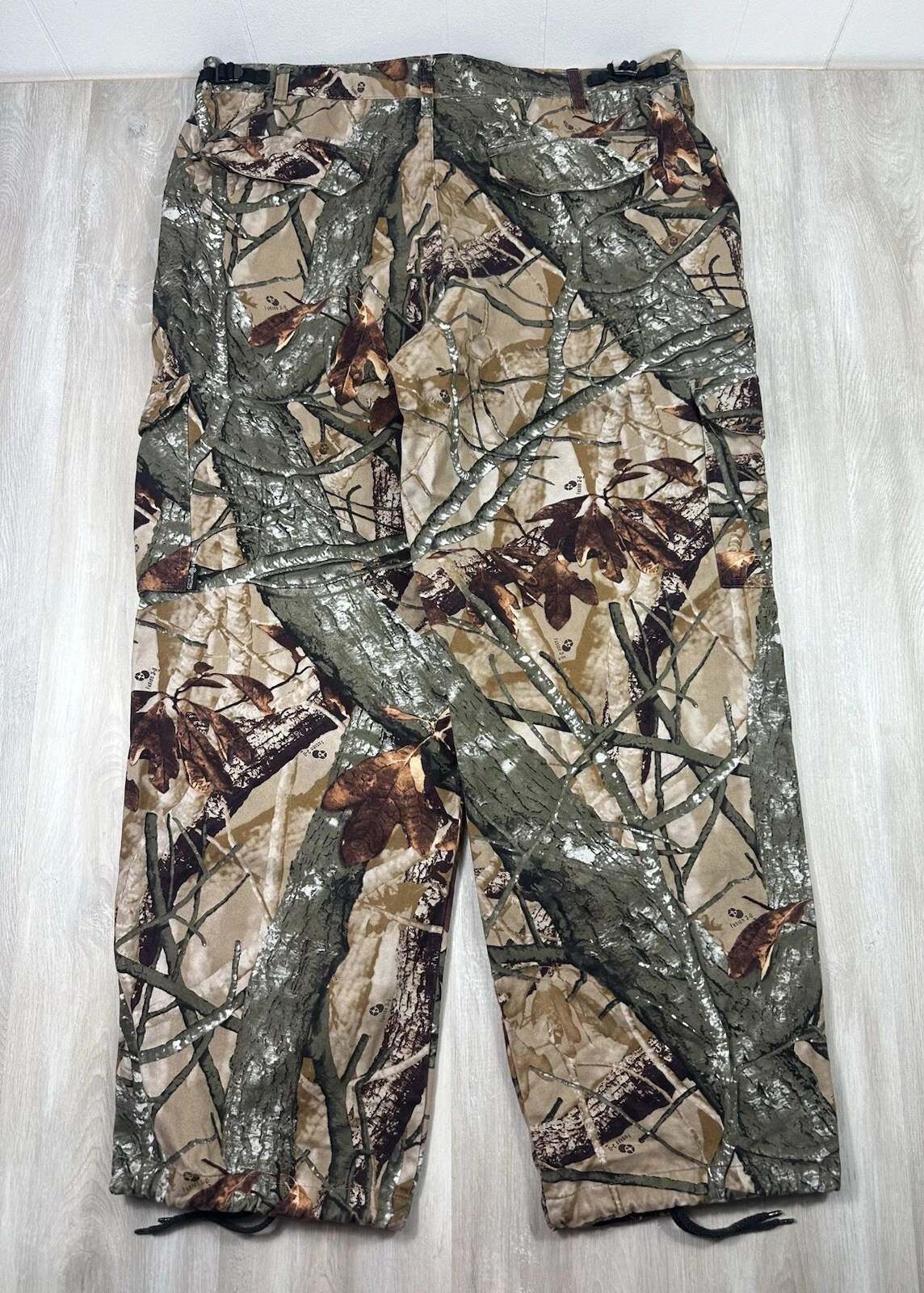 Pantalon de chasse cargo pourvoiries Ridge pour hommes taille XL 40/42 camouflage cargo fusion 3D