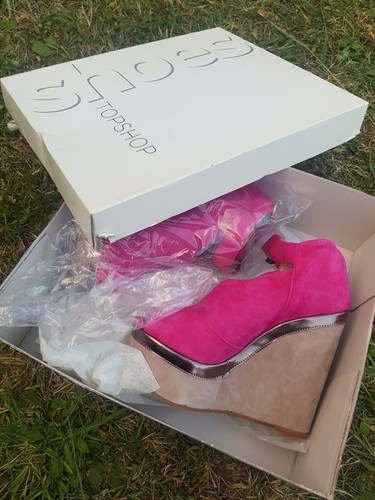 Topshop Size 3 Wedges - Picture 2 of 6