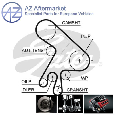 Fits Toyota Avensis RAV4 Corolla Previa Estima 2.0 D AZ Timing Cam Belt