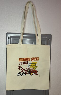 D23 2024 DISNEY LIGHTNING MCQUEEN x CANVA EXCLUSIVE TOTE BAG