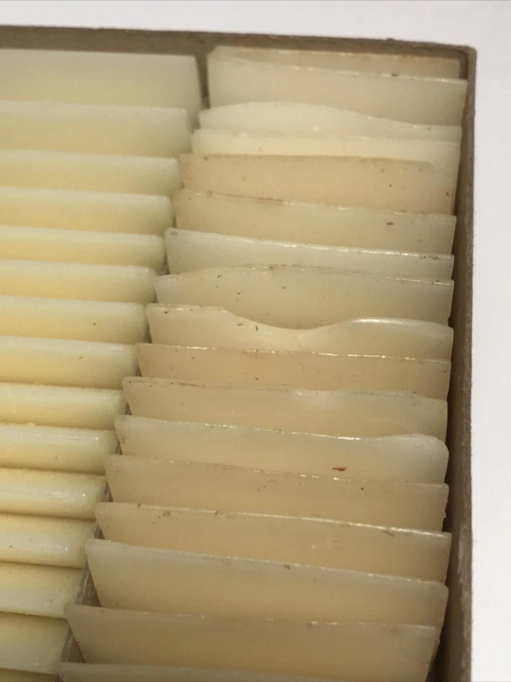 Vintage I. Fleischer & Sons White High Grade Chalk Sewing Pattern Making 48 pcs - Image 4 of 4