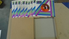 45 Record 7" Vinyl Sleeve Archival Box Carry Case Divider Mailer Jacket Storage
