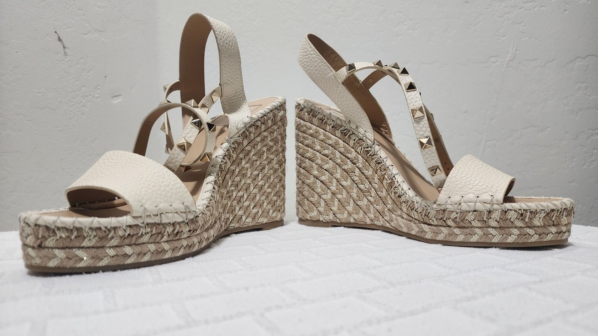 Valentino Garavani Women 10US Rockstud Double Espadrille