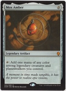 mtg セトブ産 モックスアンバー 旧枠 英語 foil brr edh bro