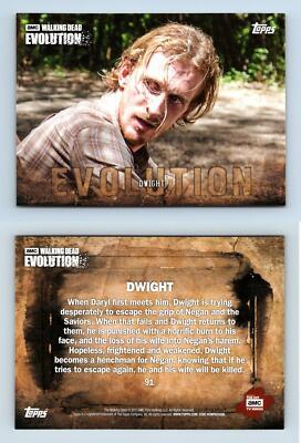 Dwight #91 The Walking Dead Evolution 2017 Topps Trading Card
