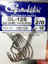 Gamakatsu SL-12S Größe:#1/0 #2/0 #4/0 #6/0 ...