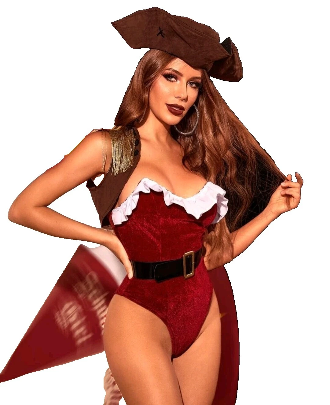 Trajes de terciopelo pirata Traje completo para De mujer