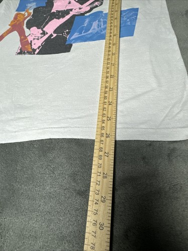 1985 Jimmy Page Led Zeppelin Screen Stars T Shirt Vintage Size L - Picture 13 of 20