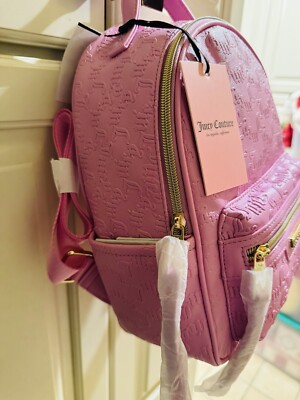 Juicy Couture Bestseller Rosie Mini Backpack ? NWT ? NEW Juicy Couture BESTSELLER ROSIE Mini Logo Backpack Purse  main image 4