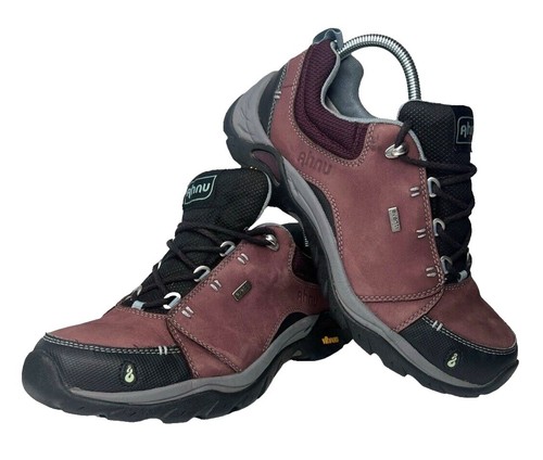 Ahnu Women's Size Montara II Brown Leather Waterproof Hiking
