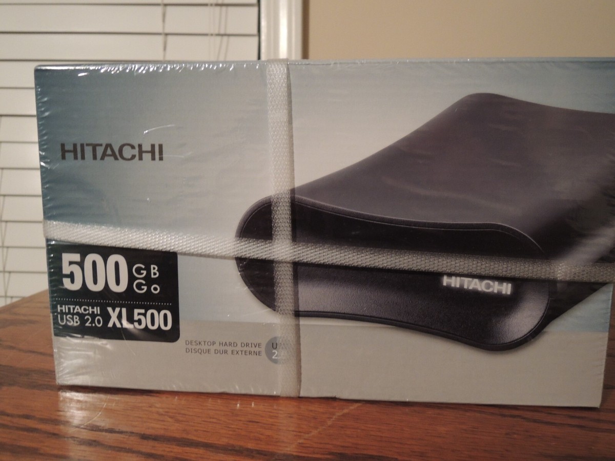 Hitachi USB 2.0 XL500 500GB Go Portable USB Hard Drive | eBay