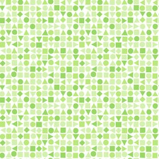 Playtime Flannel By Maywood Studio - Green Shapes F10694-G
