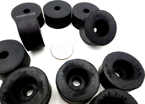 Screw Bolt On Rubber Bumper Pad Stand Fit For 3/16" Screw Hole, 1" Pad 1/2" Tall - Picture 3 of 12