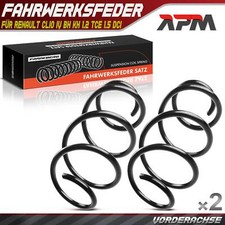 2x Federn Fahrwerksfeder Vorderachse für Renault Clio IV BH KH 1.2 TCe 1.5 dCi