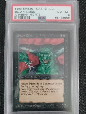 MTGアラビアンナイトJuzam Djinn PSA7 Spec Details