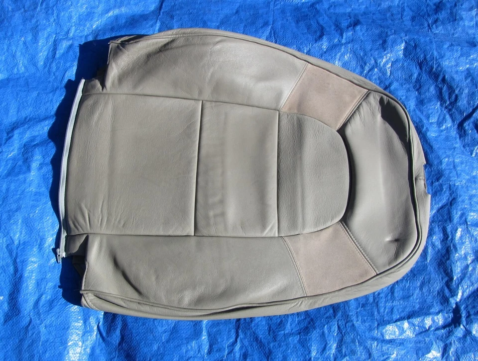 92 Saab 9000 CD EDICIÓN GRIFFIN Taupe Delantero Izquierdo Superior Cuero Gamuza Cubierta de Asiento Foto 2 de 4